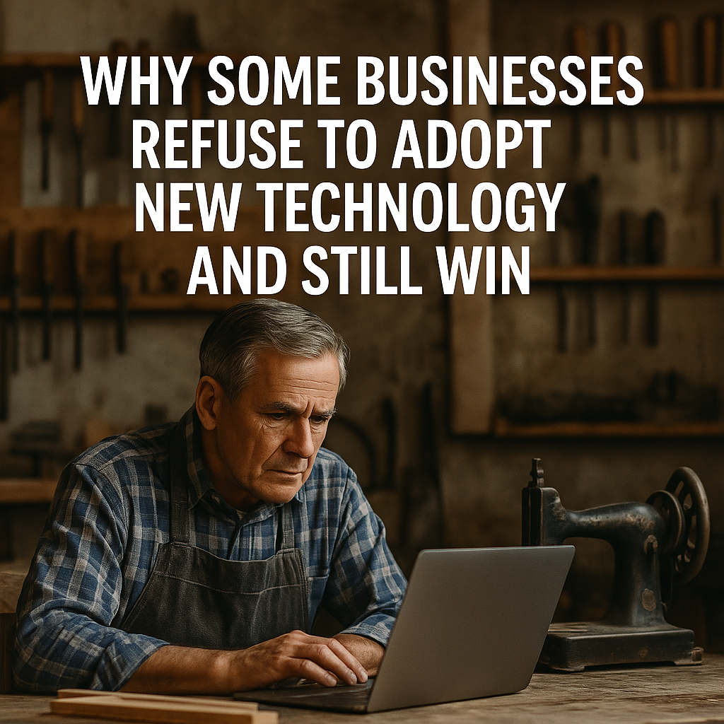 Why Some Businesses Refuse to Adopt New Technology and Still Win