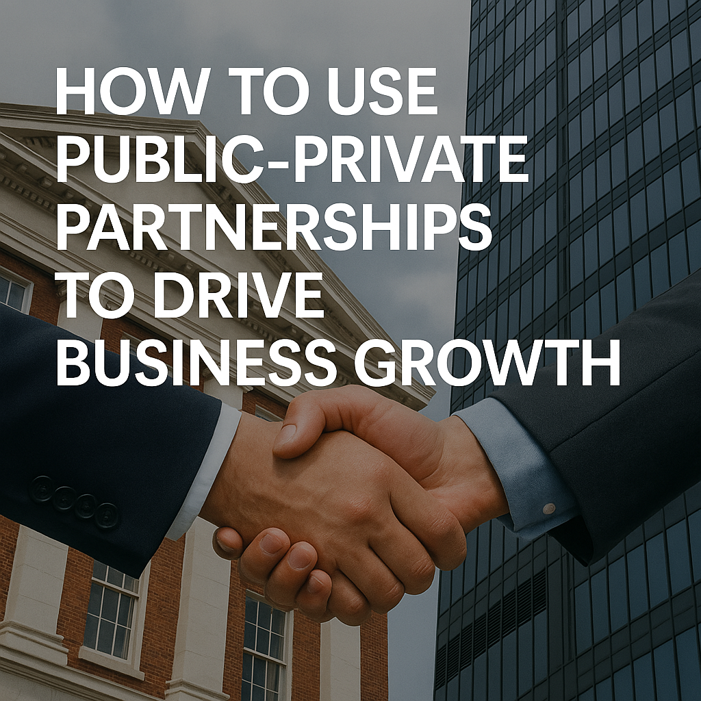 How to Use Public-Private Partnerships to Drive Business Growth