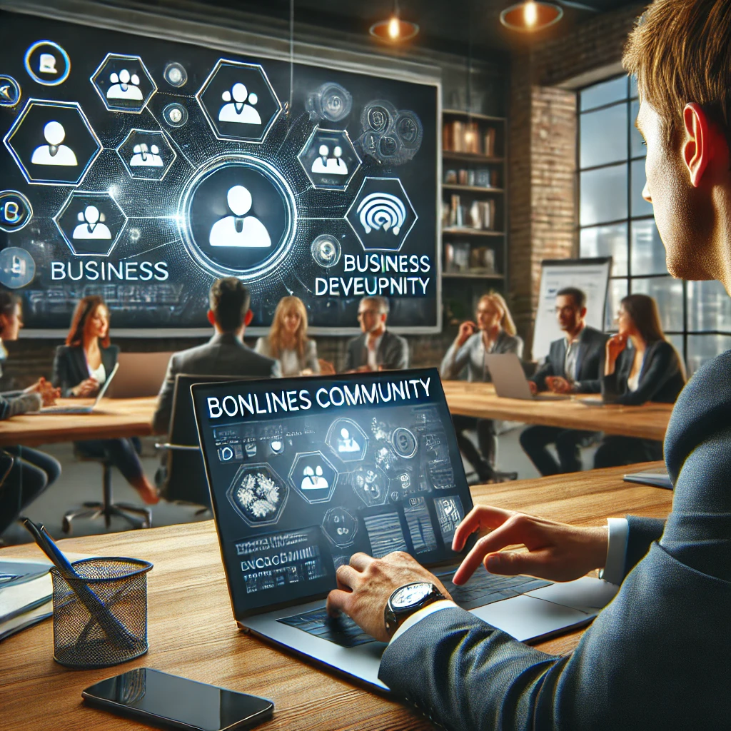 Utilizing online communities for business development