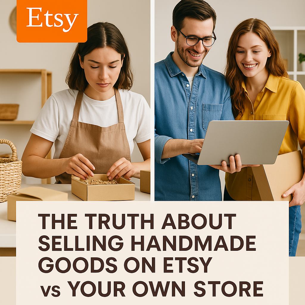 The Truth About Selling Handmade Goods on Etsy vs Your Own Store The Truth About Selling Handmade Goods on Etsy vs Your Own Store