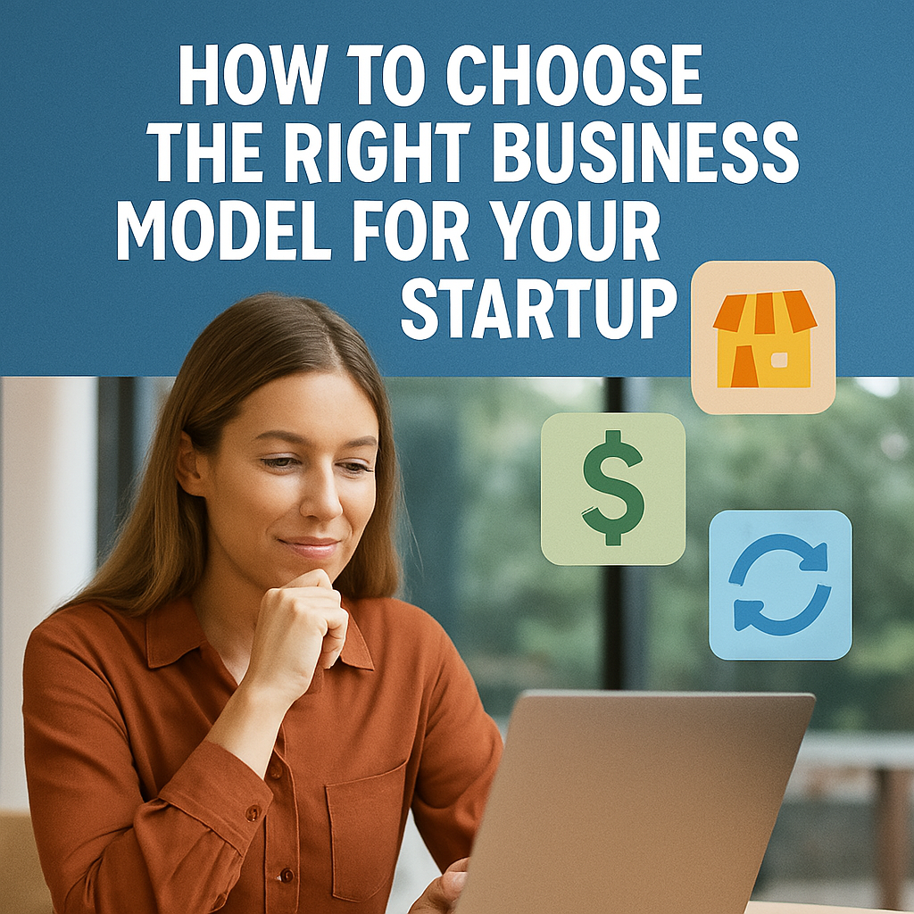 How to Choose the Right Business Model for Your Startup How to Choose the Right Business Model for Your Startup