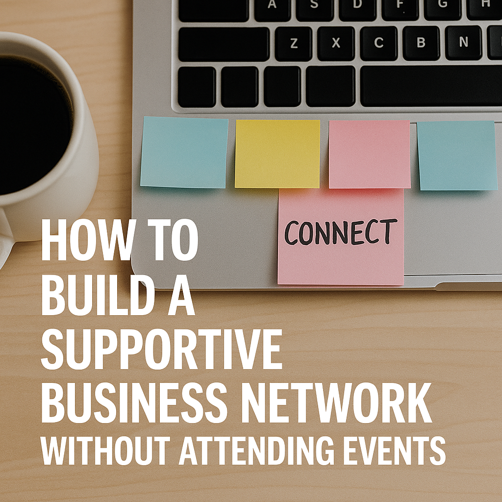 How to Build a Supportive Business Network Without Attending Events